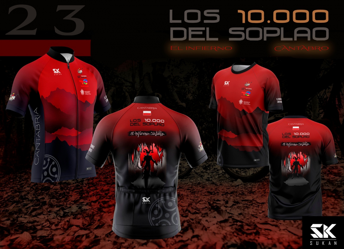 Nuevo maillot Los 10.000 del Soplao by TotalEnergies 2023.