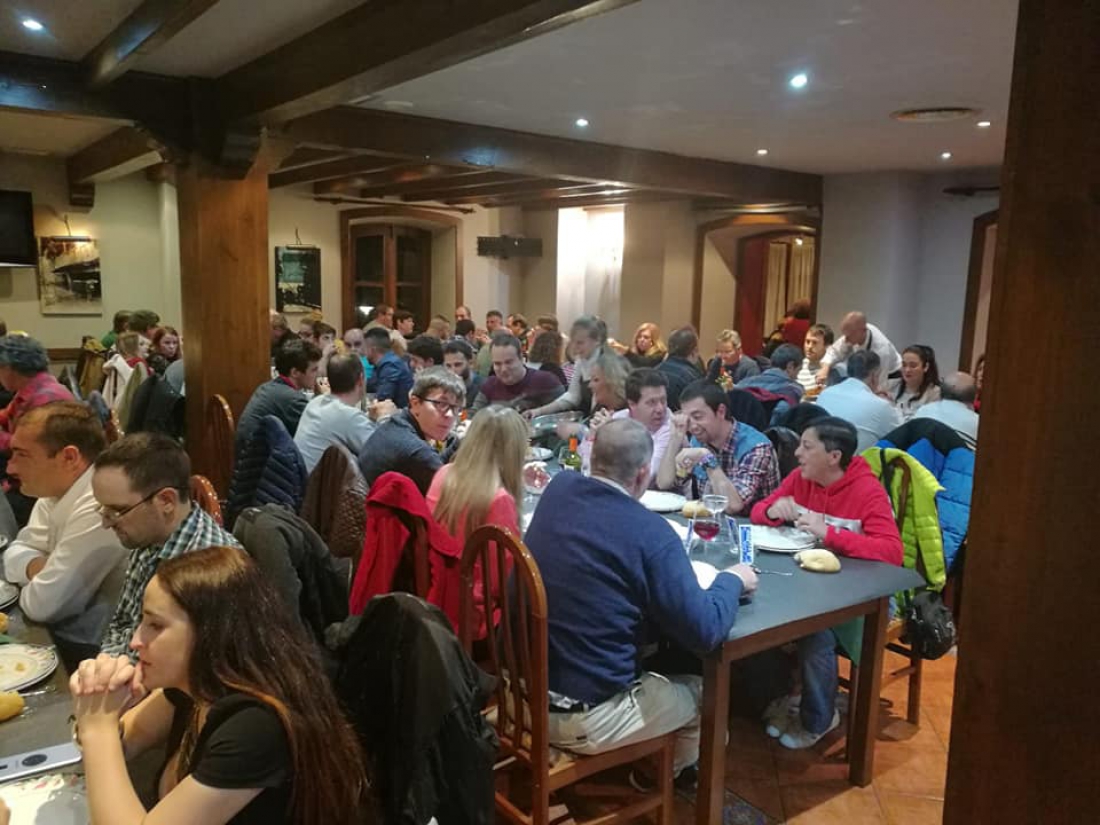 Cena de homenaje a voluntario